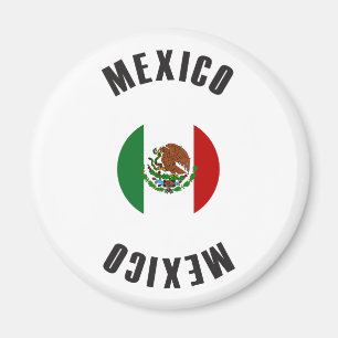Aimant Roue de drapeau du Mexique