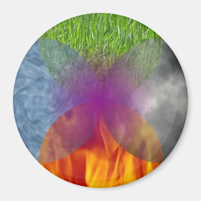 Aimant Roue de l'être - Élargi (Devant)