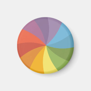 Aimant Roue de rotation d'arc-en-ciel