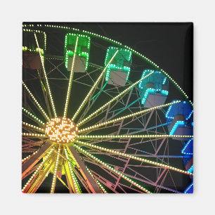 Aimant Roue Ferris verte et bleue