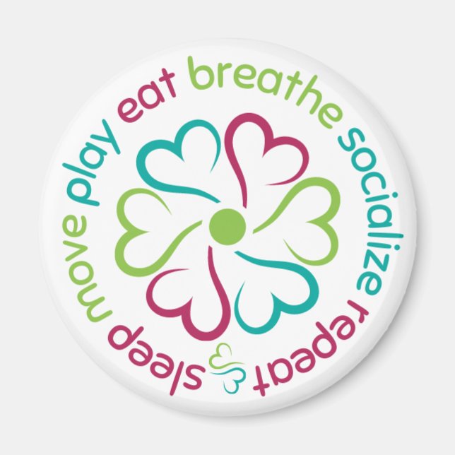 Aimant Roue Wellness (Devant)