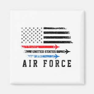 Aimant Rouge Blanc Bleu Survol de l'Armée de l'Air Fier A