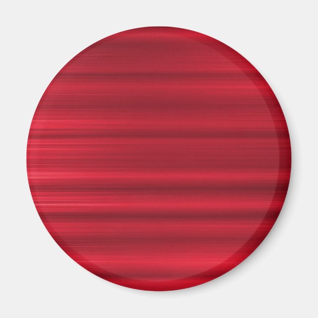 Aimant Rouge brossé (Devant)