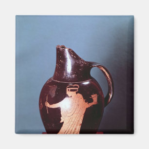 Aimant Rouge-chiffre oinochoe de grenier