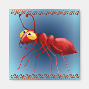 Aimant rouge de fourmi