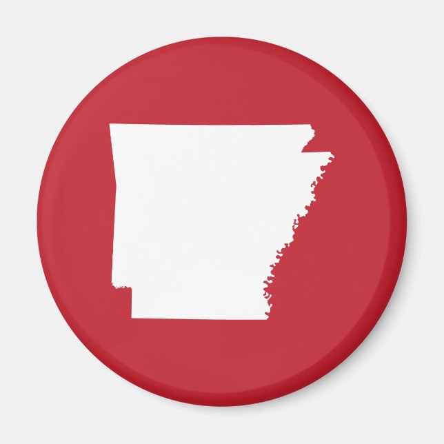 Aimant Rouge et Blanc de l'Arkansas (Devant)