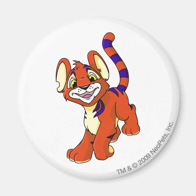 Aimant Rouge Kougra (Devant)