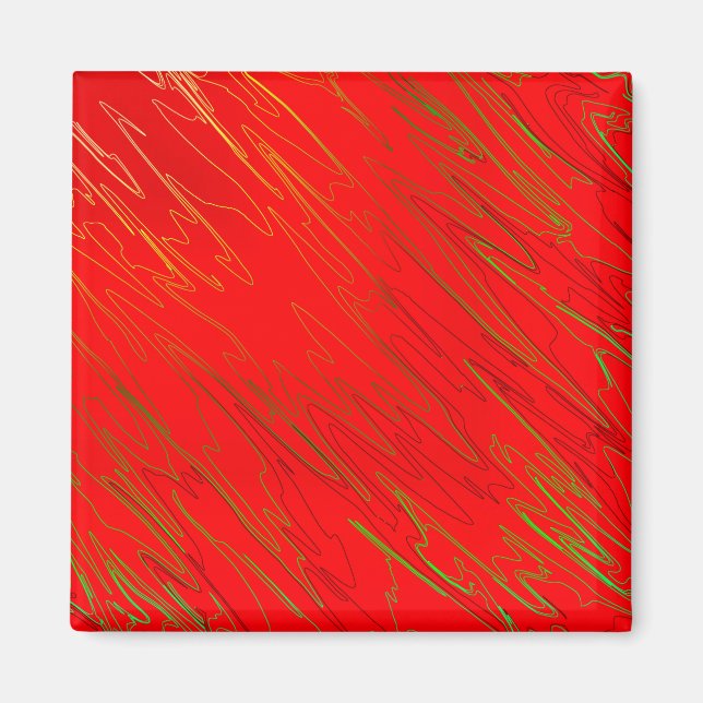Aimant Rouge marbré (Devant)
