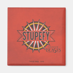 Aimant Rouge & Or Stupefy Spell Graphic