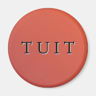 Aimant rouge rond