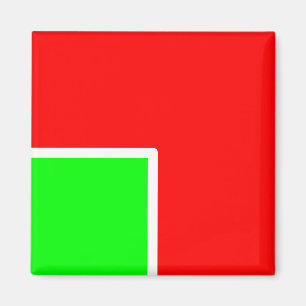 aimant rouge vert 042