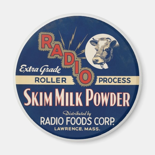 Aimant Roulage de qualité Radio extra Procédés Lait écail (Devant)