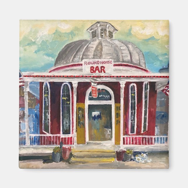 Aimant "Round House Bar" Mettre dans la baie (Devant)