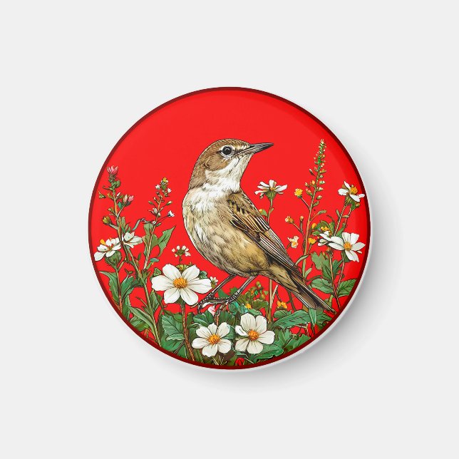 Aimant roussserolle effarvatte oiseau (Devant)