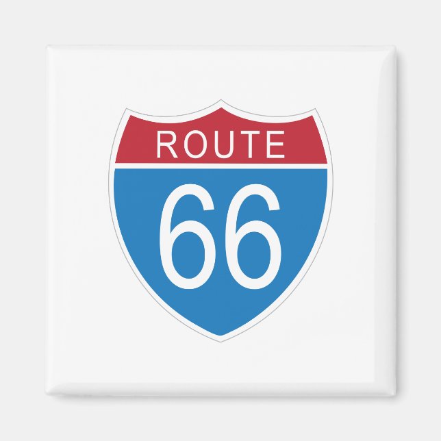 Aimant Route 66 (Devant)