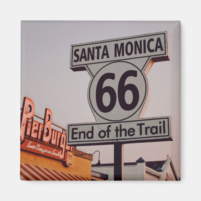 Aimant Route 66 Californie (Devant)
