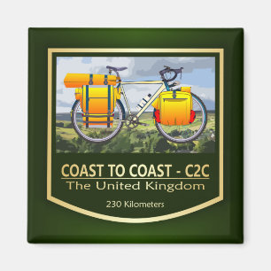 Aimant Route C2C (vélo2)