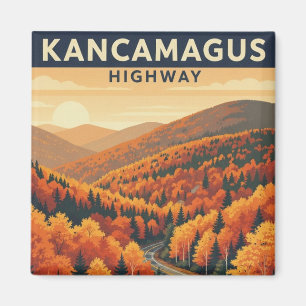 Aimant Route du New Hampshire Kancamagus