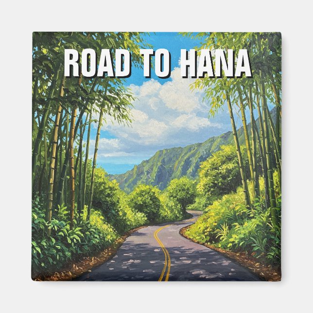 Aimant Route vers Hana Maui Hawaii Travel (Devant)