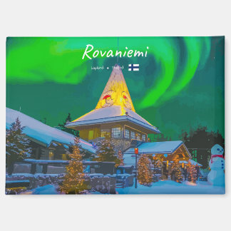 Aimant Rovaniemi, Finlande - Aurore magique