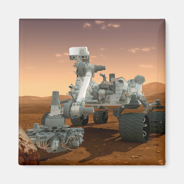 Aimant Rover Curiosity Du Laboratoire Scientifique Mars.  (Devant)