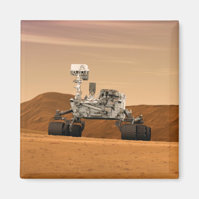 Aimant Rover Curiosity Du Laboratoire Scientifique Mars.  (Devant)