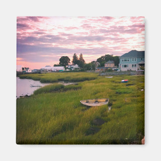 Aimant Row Boat in Grass Landscape Photo 