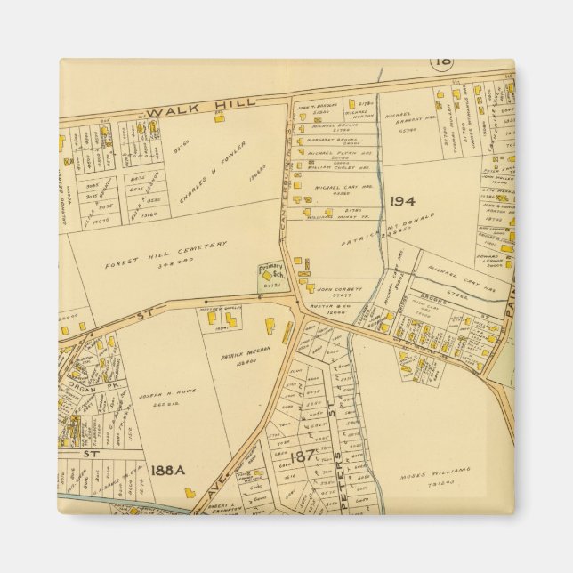 Aimant Roxbury Ouest, Massachusetts 5 (Devant)