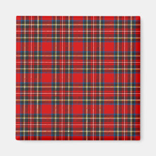 Aimant Royal Stewart Tartan Plaid Scottish Motif