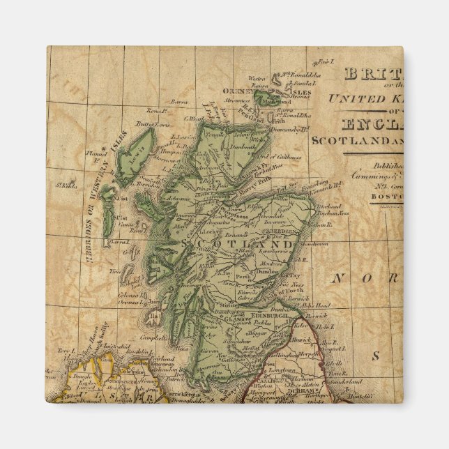 Aimant Royaume-Uni d'Angleterre, d'Écosse et d'Irlande (Devant)