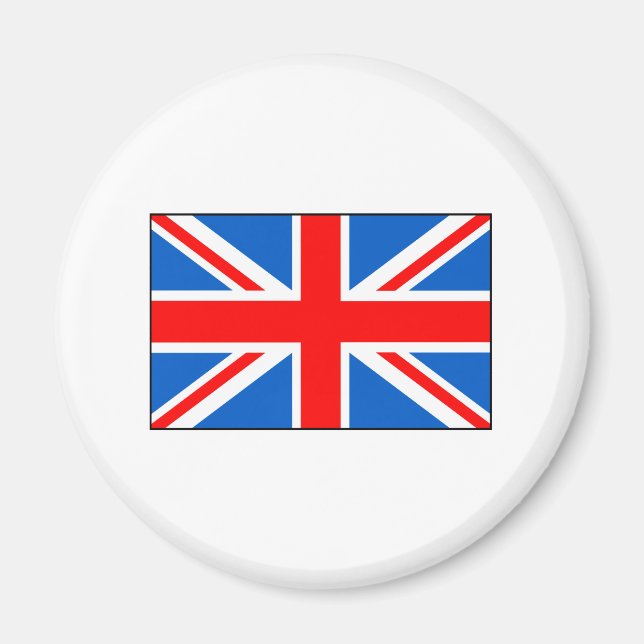 Aimant Royaume-Uni Drapeau T-shirts et cadeaux (Devant)