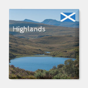 Aimant Royaume-Uni, Écosse - Paysage typique des Highland