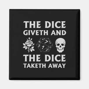 Aimant Rpg Giveth Taketh Joueur Tabletop
