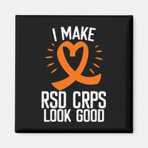 Aimant Rsd Crps Sensibilisation Rsd Rendre Rsd Bon Orange