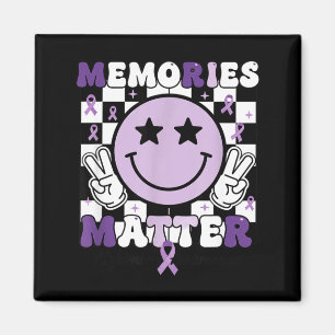Aimant Ruban violet de sensibilisation à la maladie d'Alz