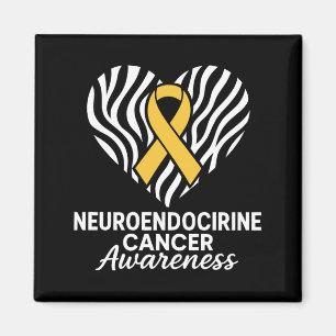 Aimant Ruban Zèbre de Sensibilisation au Cancer Neuroendo