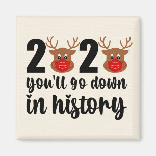 Aimant Rudolph Red Mask Reindeer 2020