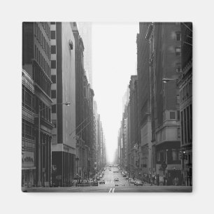 Aimant Rue de NY city B&W