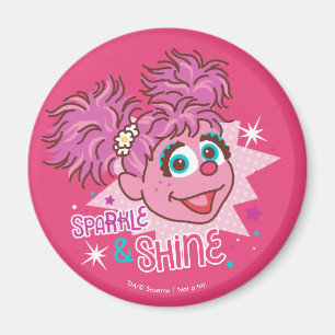 Aimant Rue Sésame   Abby Cadabby - Étincelle et éclat