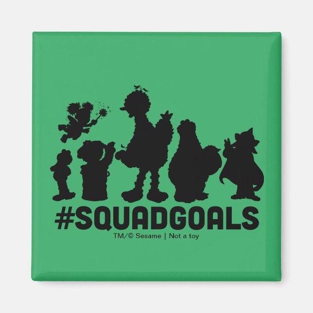 Aimant Rue Sésame - #ButsDeSquad (Devant)