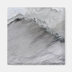 Aimant Rues de glace de mer et de nuage en mer de Béring