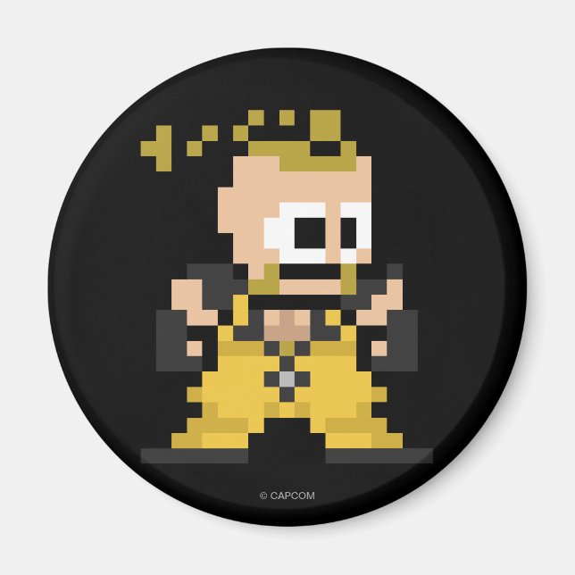 Aimant Rufus 8 bits (Devant)