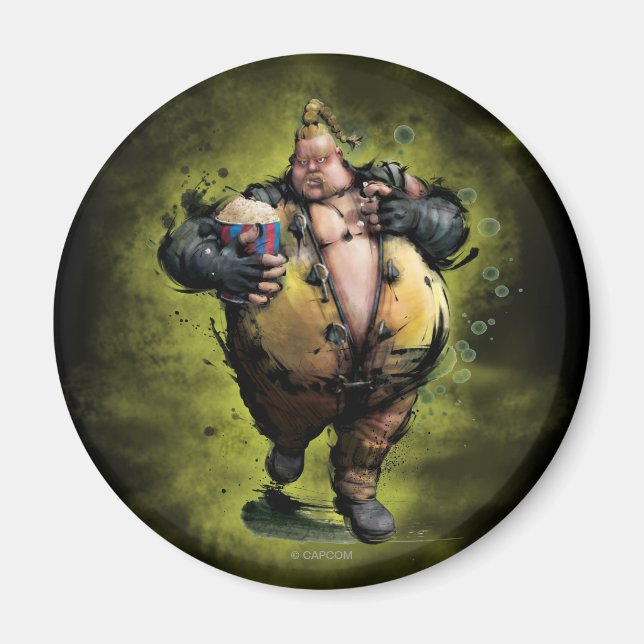 Aimant Rufus Avec Popcorn (Devant)