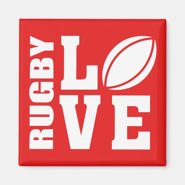 Aimant Rugby Love (Devant)