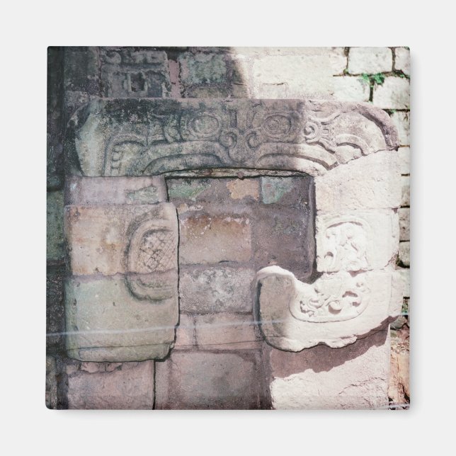 Aimant Ruines mayas antiques Photo Conçu Réfrigérateur (Devant)