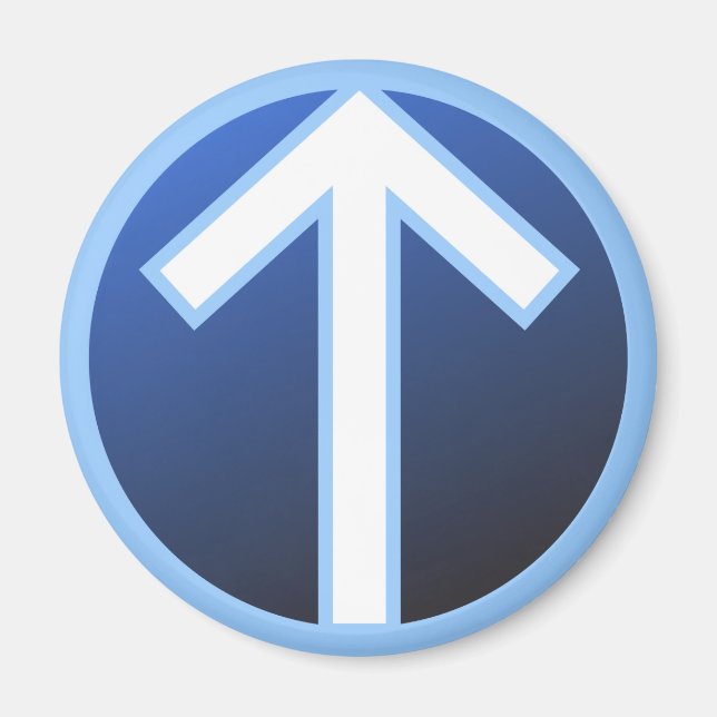 Aimant Rune Tiwaz Teiwaz Tyr (Devant)