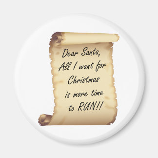 Aimant RunnerChick Cher Père Noël