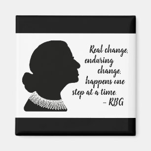 Aimant Ruth Bader Ginsberg Silhouette Changer de devis Ma