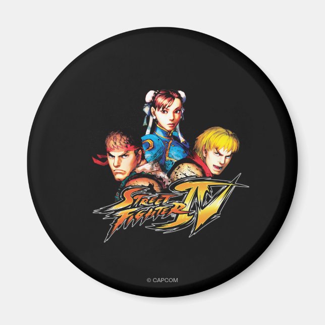 Aimant Ryu, Ken et Chun-Li (Devant)