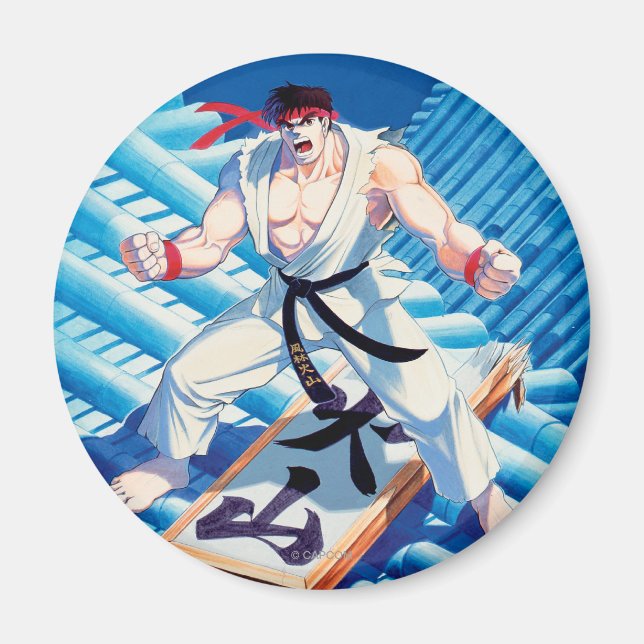 Aimant Ryu sur le toit (Devant)